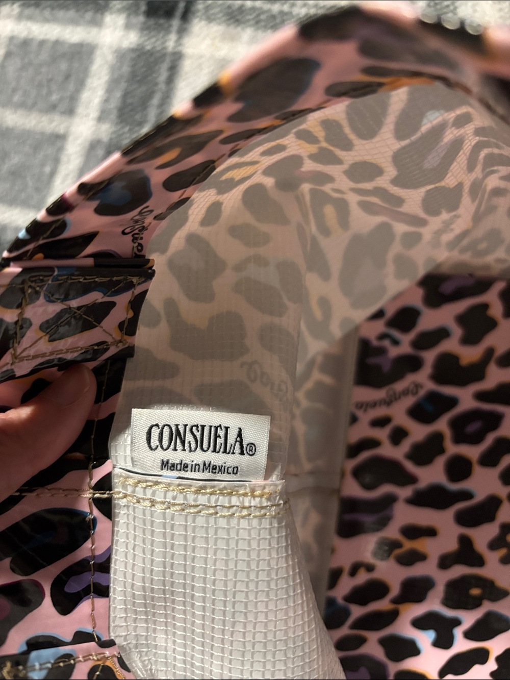 Consuela Pink Leopard Print Tote Bag - Picture 5 of 6